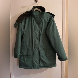 Land’s End Waterproof Insulated Jacket - Size S (6-8) Petite in Spruce
